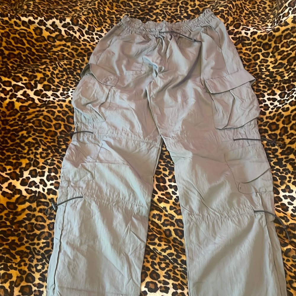 Grey cargo pants